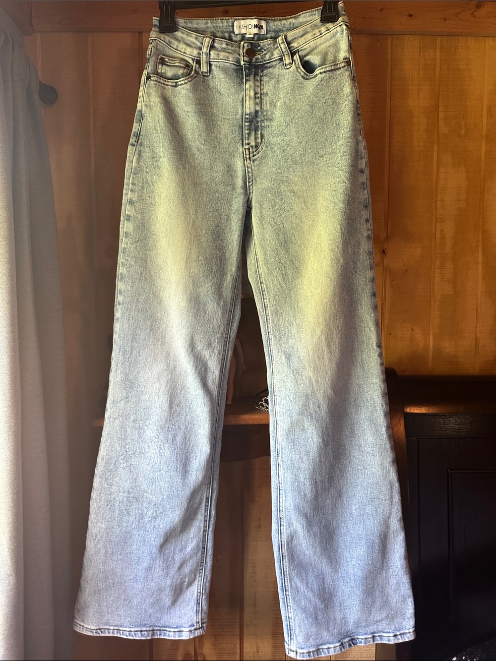 Fashion Nova Light Blue Flare Jeans 8261.5cv